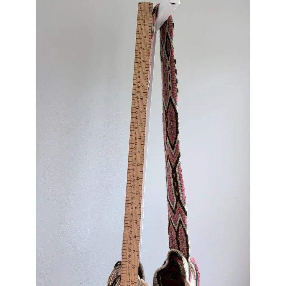 WAYUU Colombian Handmade Mochila Crossbody Bag One of a Kind Boho